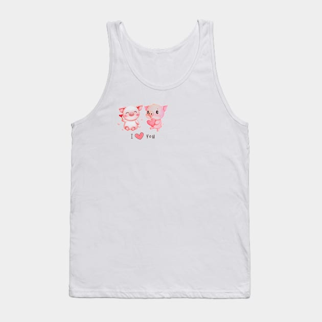 cute pigs Tank Top by BZART